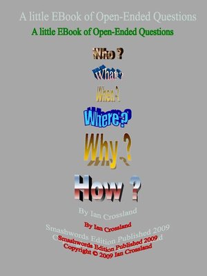 cover image of A Little EBook of Open Ended Questions